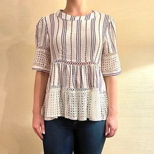 Brigitte Bardot Anthropologie top